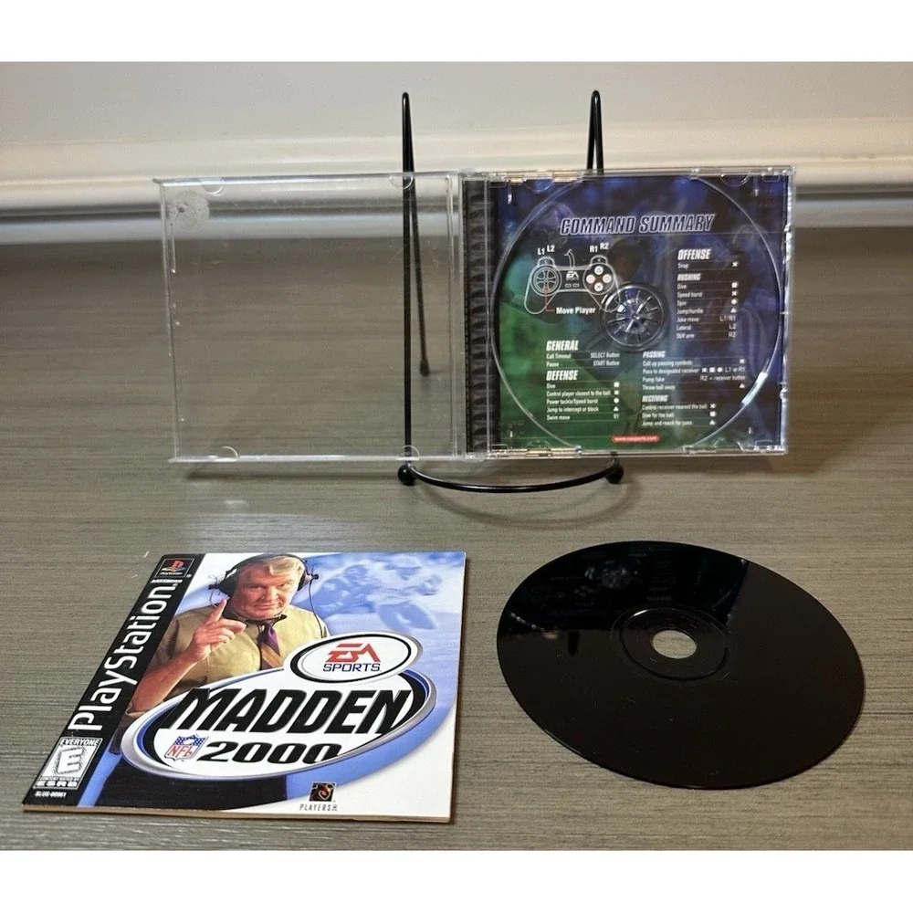 Madden NFL 2000 (Sony PlayStation 1, 1999) PS1 CIB COMPLETE Classic Retro